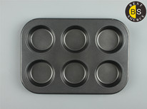 Stainless Steel Microwave Bake Tray Muffin Pan Round