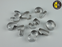 Custom Made Metal Arabic Alphabet Cookie Cutter Set