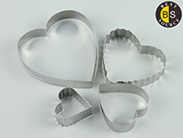 4 Pieces Metal Wholesale Christmas Cookie Cutter Set