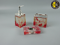 Liquid Soap Dispenser Hotel Bathroom Accessory Set 