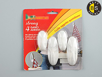 Mounted Kitchen Ceramic Tile Wall White Plastic Hook