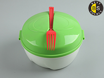 Good Feedback Plastic Bowl Set With Fork Kids Plastic Bowl 
