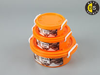 Custom Made Office Food Packaging Easy Lock Food Container