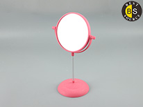 Cheap Plastic Frame Custom Desk Standing Makeup Table Mirror 