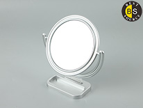 Custom Round Shaped Desk Top Stand Cosmetic Table Mirror 