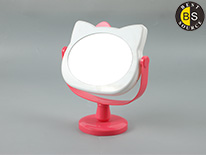 Makeup Table Hello Kitty Shaped Plastic Cabinet Custom Mirror 